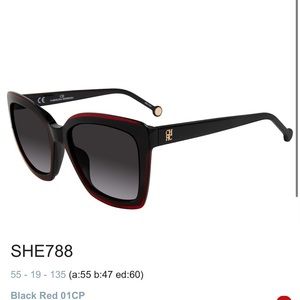 Authentic Carolina Herrera Black Sunglasses- brand new